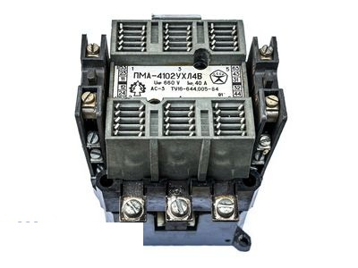 ПМА-4102УХЛ4В Uнр 660V, Iнр 40А АС-3 ТУ16-644.005-84 1991г.
